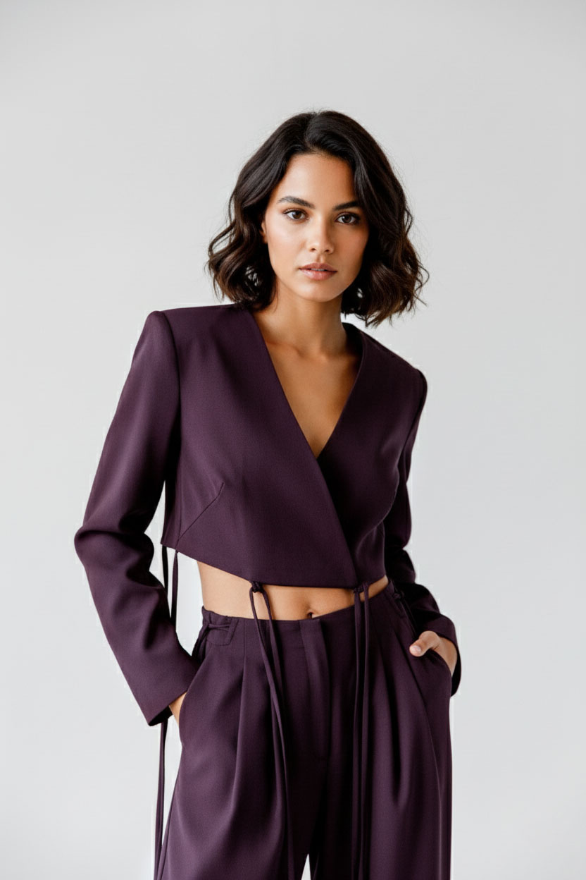 burgundy-colarless-split-blazer-3